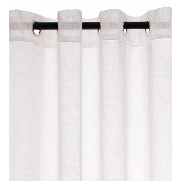 Firana z kółkami STELLA CHIC 140x270 off white